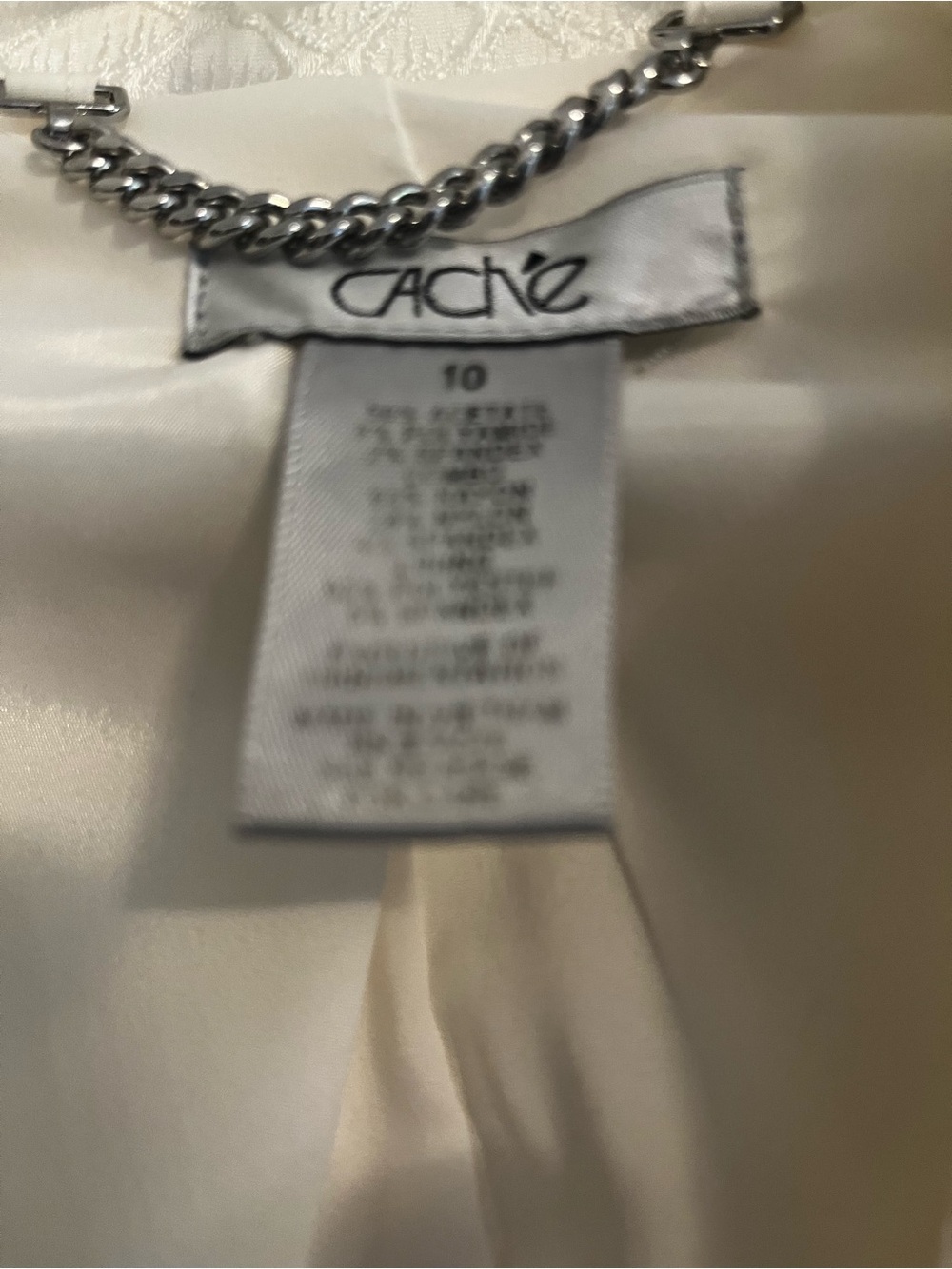 Cache Ivory Single-Button Blazer - Picture 2 of 9